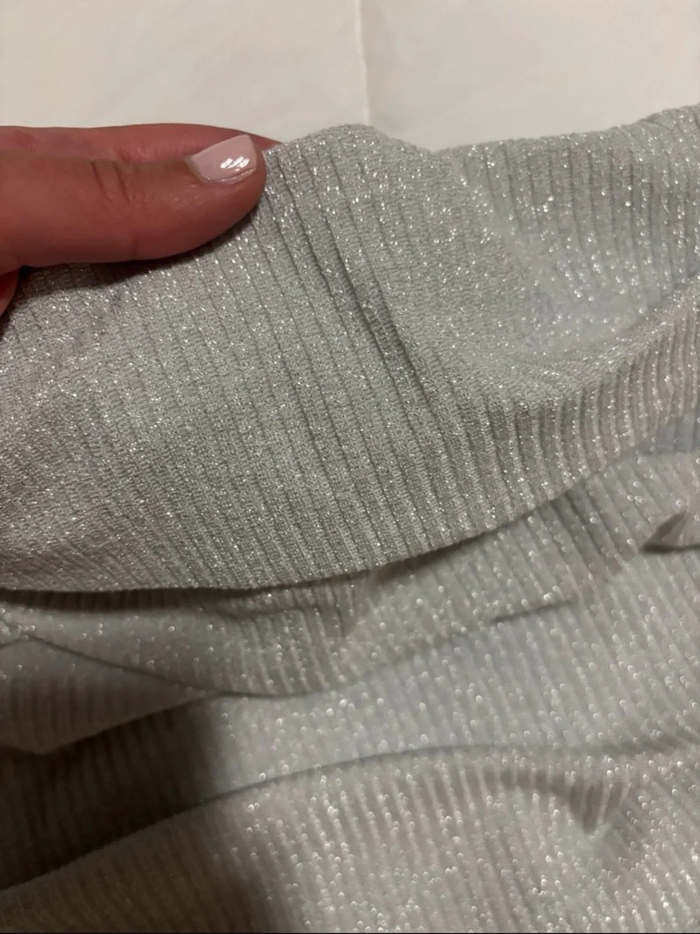 New Zara Silver Shimmer top - Picture 3 of 3